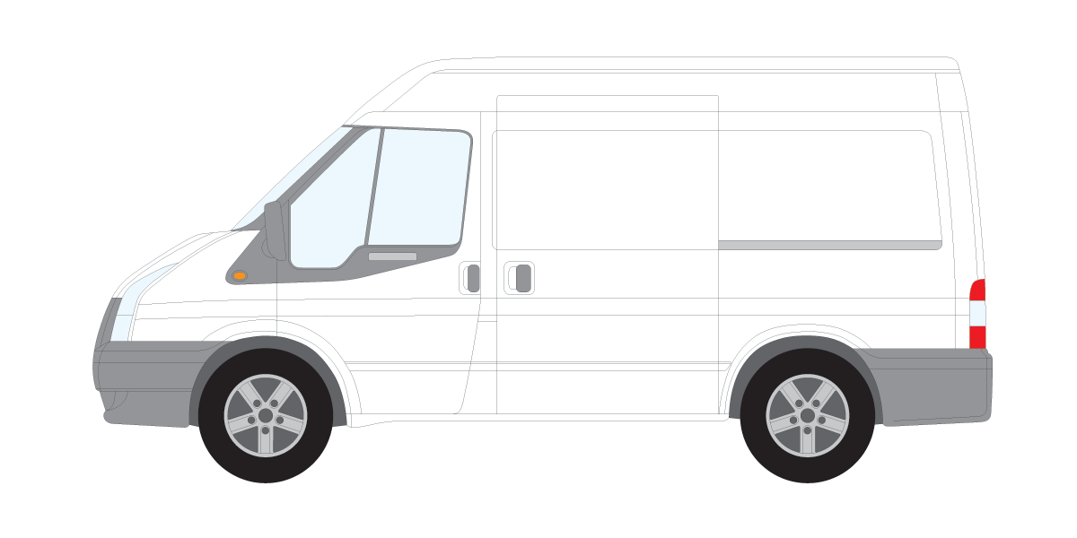 Transit 2002 - 2014 MWB (Low Roof) - Twin Door Photo