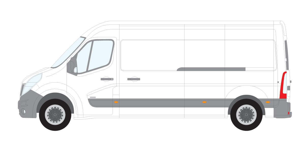 NV400 2010 onwards L3 H2 (High Roof) LWB - Twin Door Photo